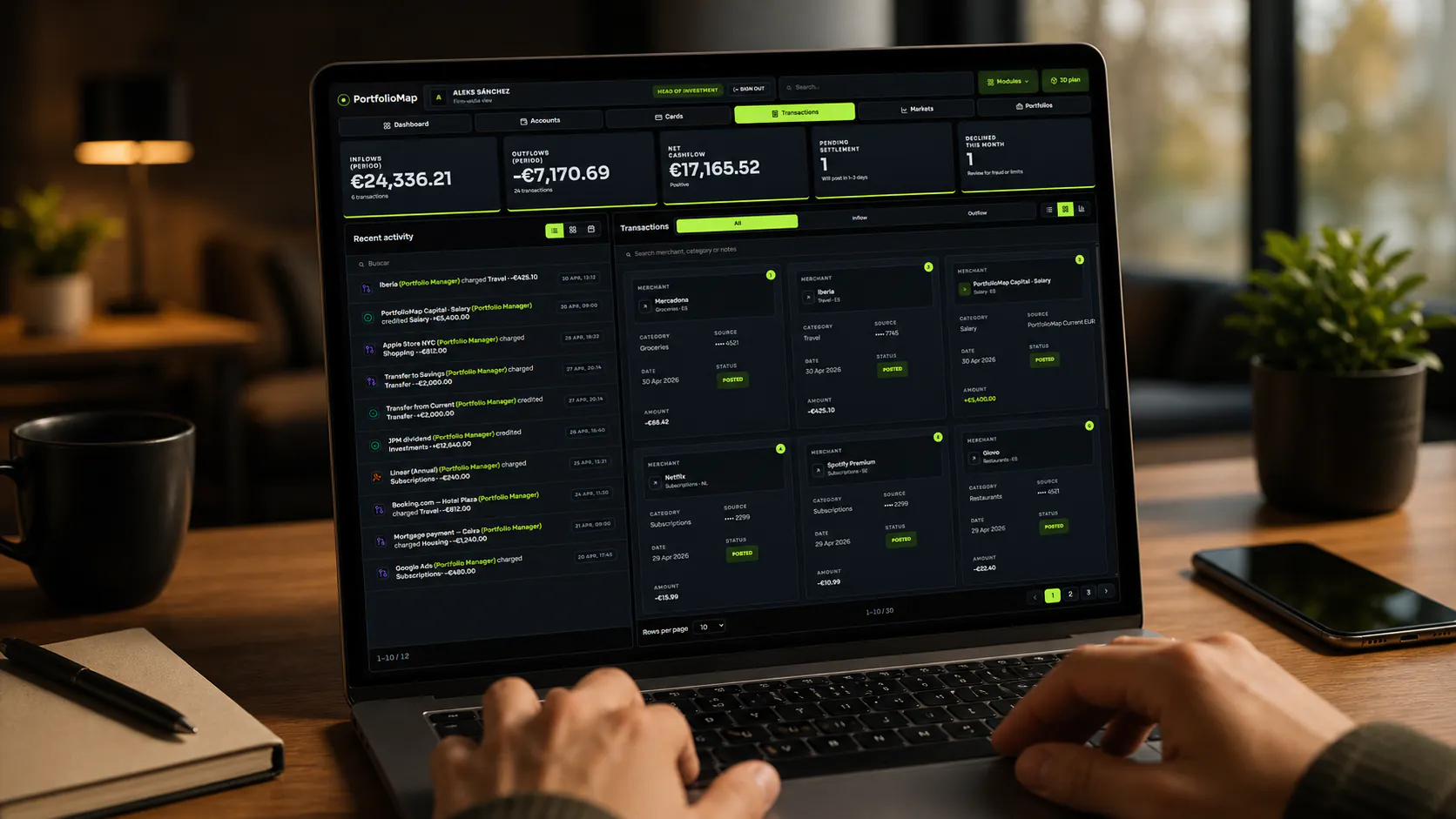 PortfolioMap · Banking case study
